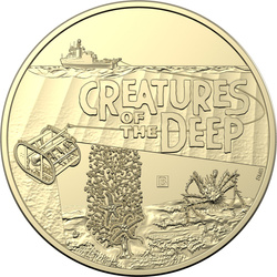4 darabos Creatures of the Deep Brąz Aluminiowy 2023 Mintmark & Privy Mark érme szett