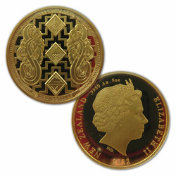 Set of 2 Tane Mahuta 2 x 1/2 ounce Gold 2022 Proof coins