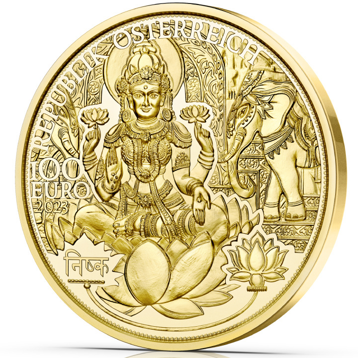 L'oro dell'India 100 Euro Oro 2023 Proof