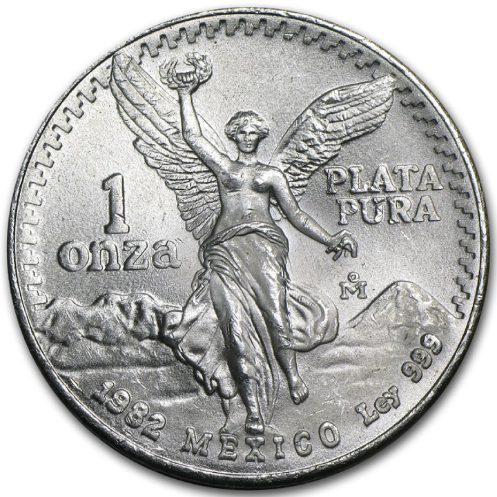 Mexican Libertad 1 oncia d'argento 1982