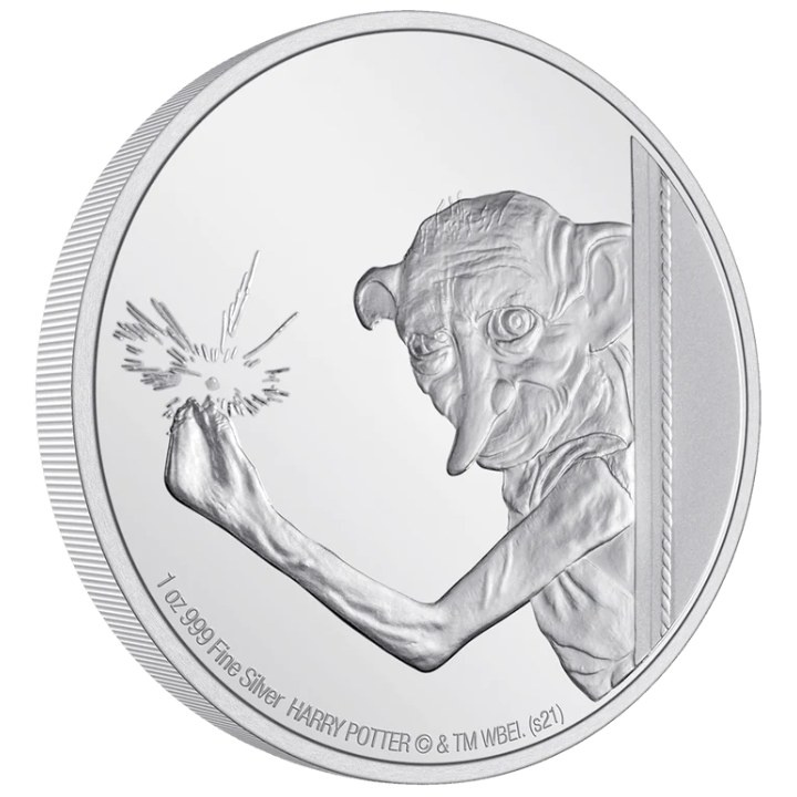 Niue: Harry Potter Classic - Dobby the House Elf 1 oz Silver 2021 Proof
