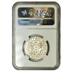 Zygmunt III Waza. Ort  (18 groszy) Srebro 1615 NGC MS61