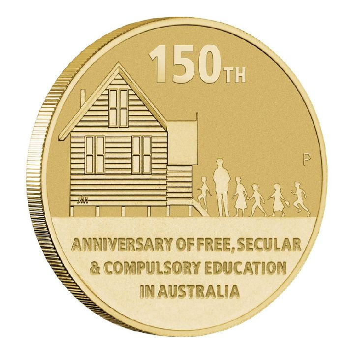 150 de ani de educație gratuită laică și obligatorie în Australia Bronz Aluminiu 2022