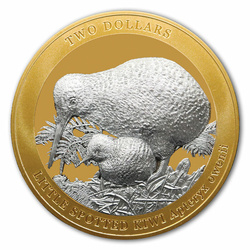 Kiwi 2 onces d'argent 2022 Proof High Relief