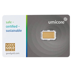 Lingote de Oro Umicore 1 g