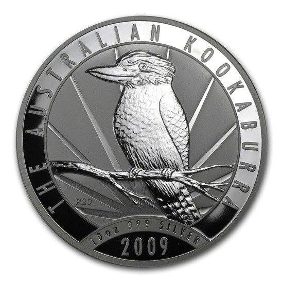 Kookaburra 10 uncji Srebra 2009