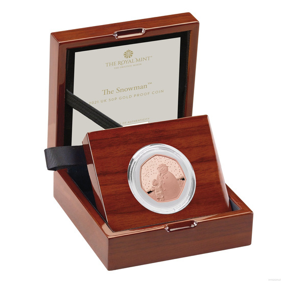 The Snowman Gold 2021 Proof