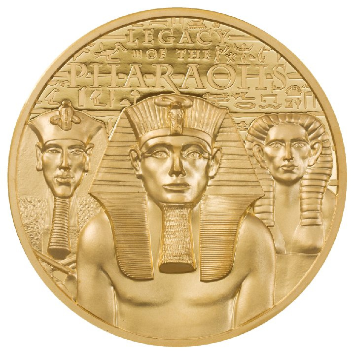 Isole Cook: Legacy of the Pharaohs 1 oncia d'oro 2022 Proof Ultra High Relief