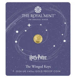Harry Potter: Winged Keys 1/40 oncia d'oro 2024 Proof