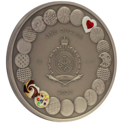 Niue: Fairy Tales - Hansel and Gretel coloured $1 Silver 2023 High Relief Antiqued Coin