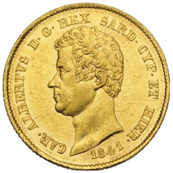 Sardynia, 20 Lirów Karol Albert 1831-1849