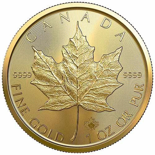 Foglia d'acero canadese 1 oncia d'oro 2021 PACCHETTO DA 15 PEZZI