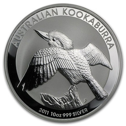 Kookaburra 10 onces d'argent 2011
