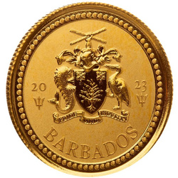 Barbados: Trident 1/10 oz Oro 2023