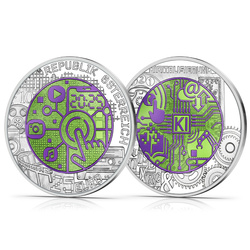 Serie Niobium: Digitalización coloreada 25 euros plata 2025