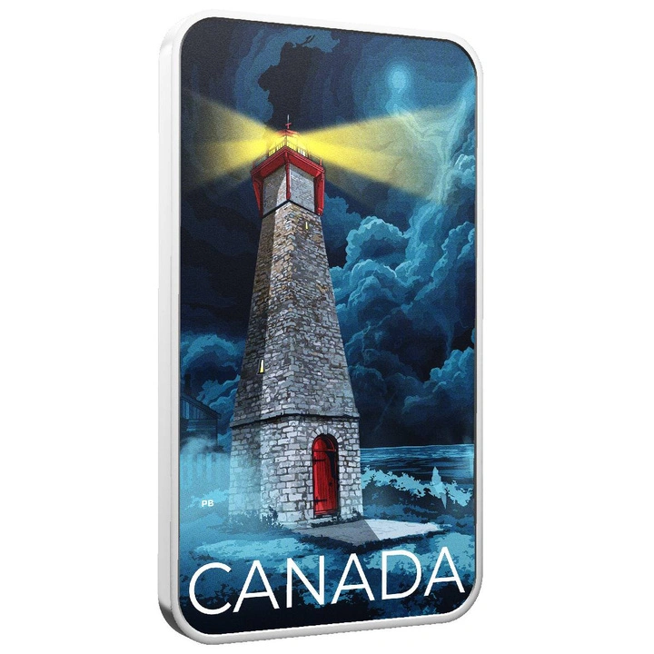 Canada Haunted Canada - Gibraltar Point Lighthouse koloriert 1 oz Silber 2026 Proof