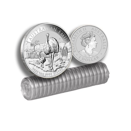 Australian Emu 1 oz Silber 2021 PAKET 20 Stück