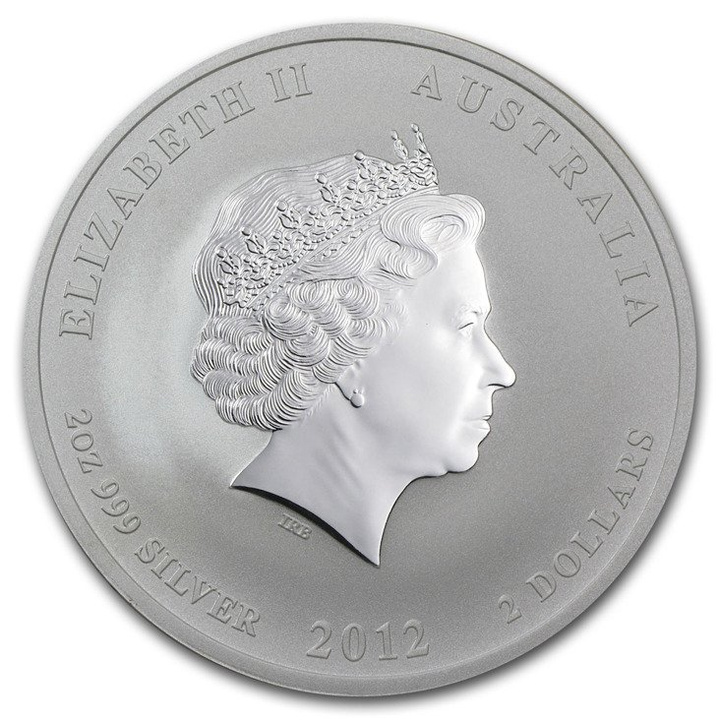 Lunar II: Jahr des Drachen 2 oz Silber PROOF