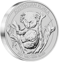 Koala 1000 gram Silber 2021