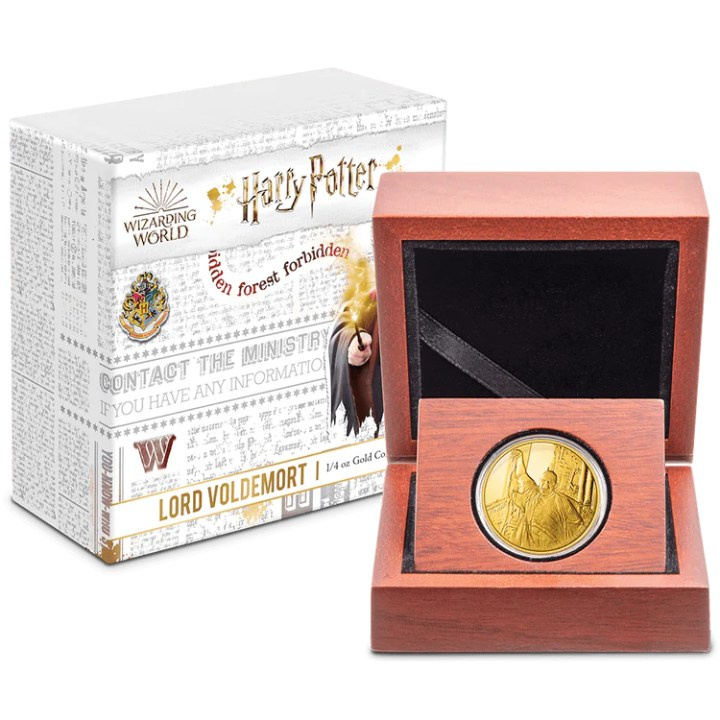 Niue: Harry Potter Classic - Lord Voldemort 1/4 uncji Złota 2021 Proof