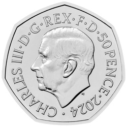 Dinoszauruszok: Ikonikus példányok – Diplodocus 50 pence réz-nikkel 2024