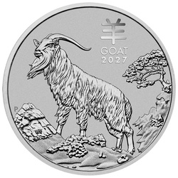 Platynowa Moneta Perth Mint: Lunar III – Rok Kozy 1 uncja Platyny 2027