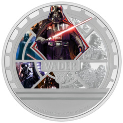 Niue: Star Wars - Darth Vader coloured 3 oz Silber 2023 Proof