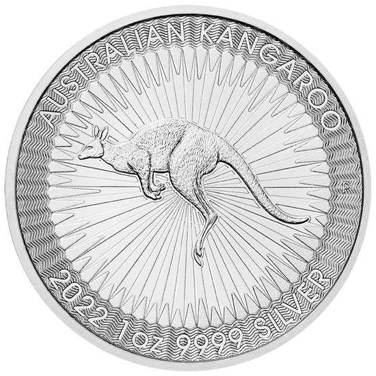 Australian Kangaroo 1 oz Silver 2022