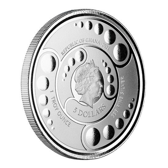 Ghana: Alien 1 oz Plata 2021