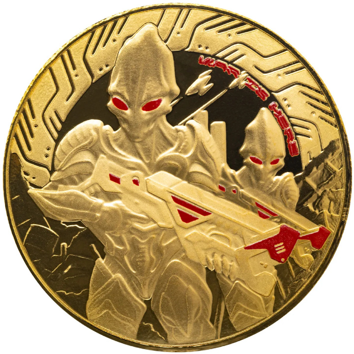 Samoa: Alien kolorowany 1 uncja Złota 2024 Proof