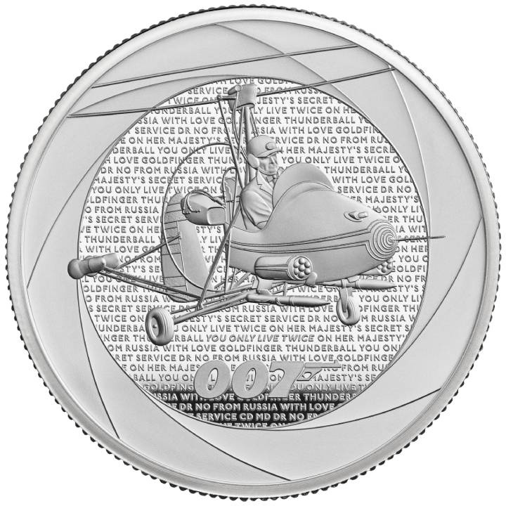 Bond Films of the 60s 2 oz Silver 2023 Proof