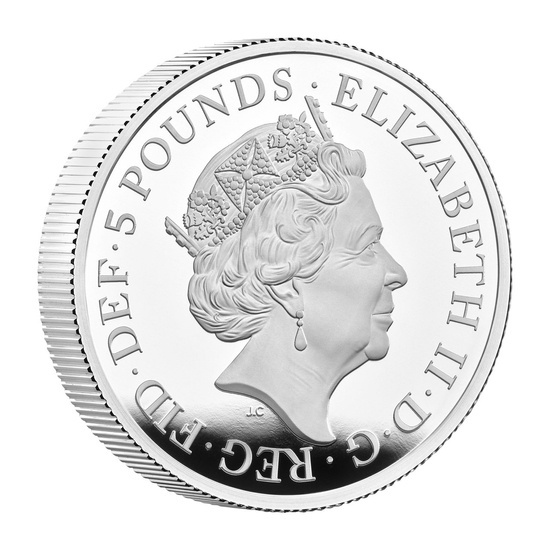 The Royal Tudor Beasts: Seymour Panther 2 oz Silber 2022 Proof