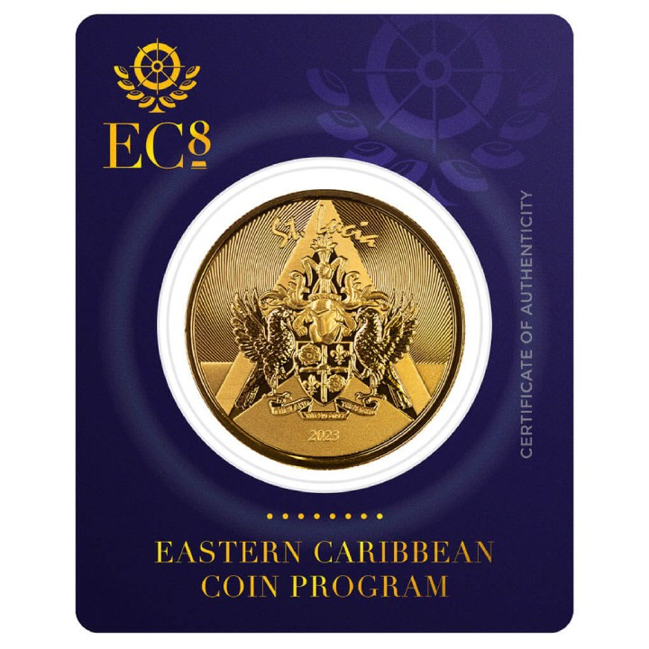 St. Lucia - Coat of Arms 1 uncja Złota 2023 Proof