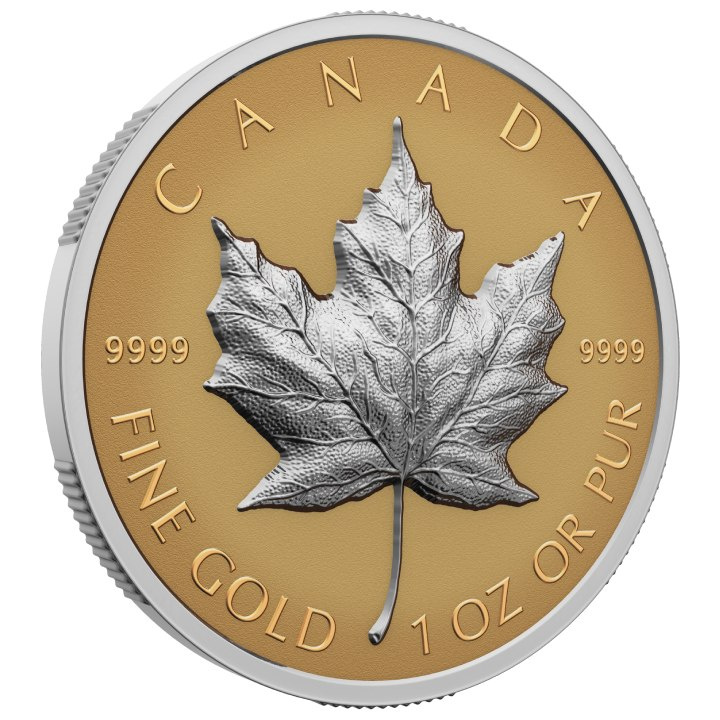 Feuille d'érable canadienne 1 once d'or 2023 Proof Ultra High Relief