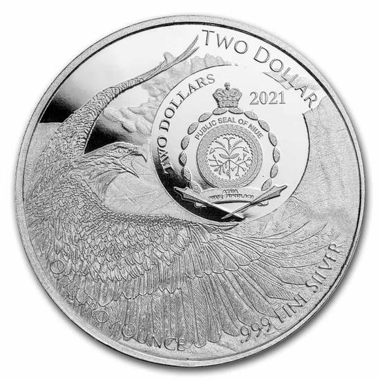 35. évforduló PCGS PR-70 1 uncia ezüst 2021 Proof