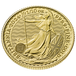 Britannia 1/10 Unze Goldmünze 2024