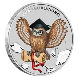 Moneta okolicznościowa. Ukończenie szkoły 1 uncja Srebra 2018