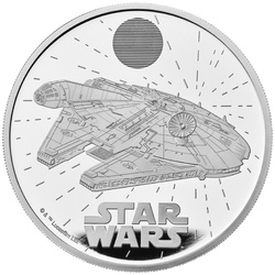 Star Wars: Millennium Falcon 1 uncia ezüst 2024 Proof
