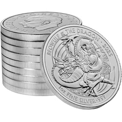 Myths & Legends: Beowulf and Dragon 1 oz Plata 2025