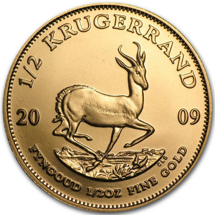Krugerrand 1/2 once d'or 20 09
