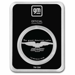 Chevrolet Service Neon Sign color 1 oz Silver Certipack