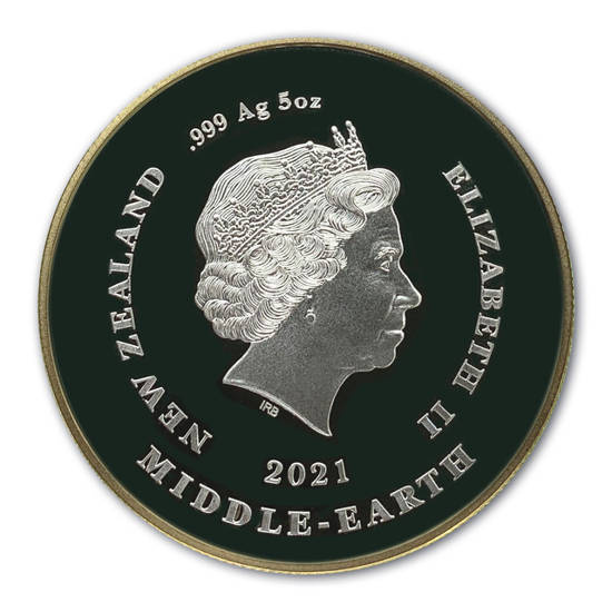 Niue: El Señor de los Anillos: La Comunidad del Anillo - 9º Personaje 20 Aniversario Película 5 Onzas Plata 2021 Proof