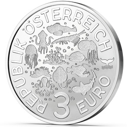 Hawaiian Bobtail Squid coloré 3 euros en cuivre 2024