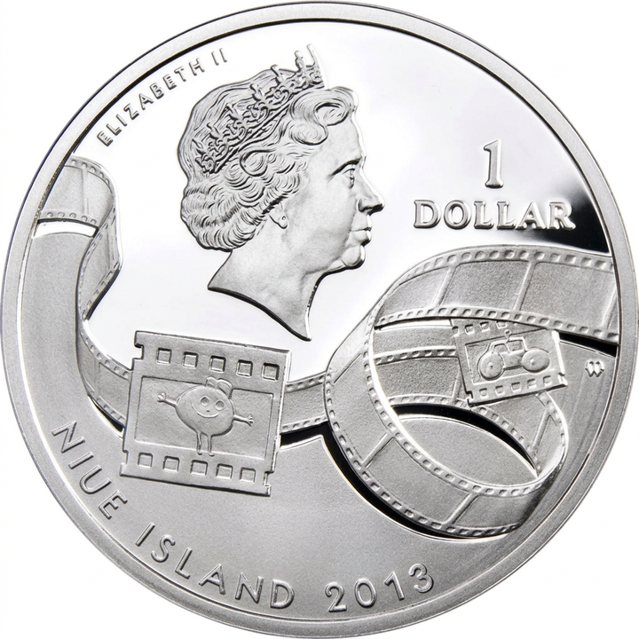 Monnaie en argent Cartoon Characters: Bugs Bunny 1 dollar argent 2013