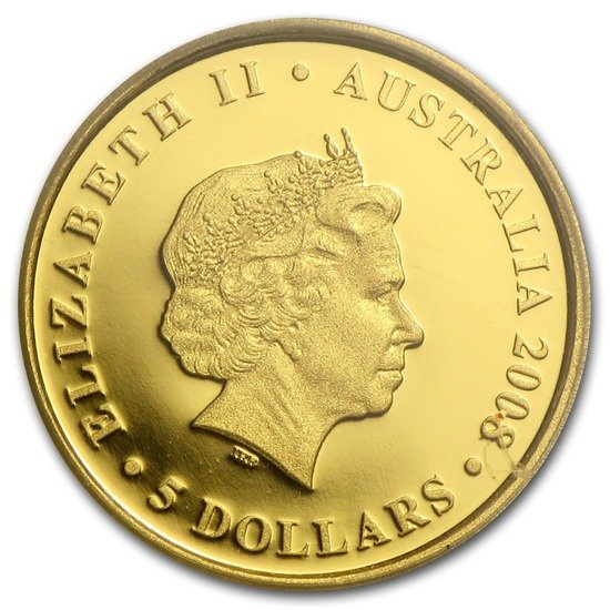 Koala 1/25 uncji Złota 2008 Proof