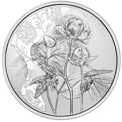La pivoine 10 euros argent 2024