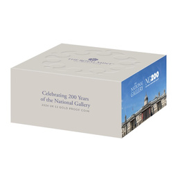 Celebrating 200 Years of the National Gallery £2 Gold 2024 Proof 