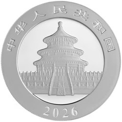 Chińska Panda 30 gramów Srebra 2026