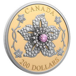 Canada: Williamson Diamond Brooch $200 Złoto 2025 Proof