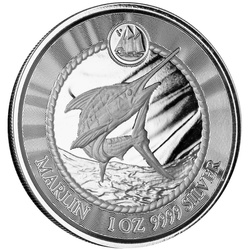 Cayman Islands: Marlin 1 oz Silver 2023 Prooflike
